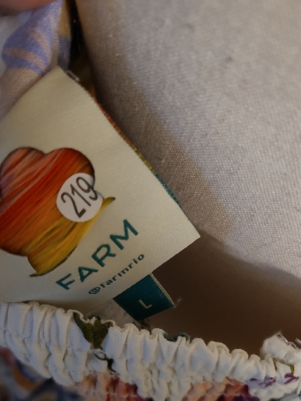 FARM Rio White Maxi Dress with Multi-Color Floral Print - Picture 7 of 7